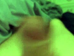amateur guy jerks monster big cock naked at home masturbating while watching porn