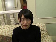 Horny Asian girl 163 explored her desires in a solo amateur session with intense masturbation.