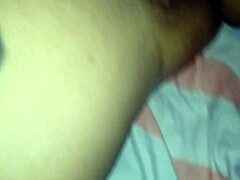 Amateur Argentinian babe gets fingered hard while sucking my cock