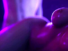 sombra from overwatch gets into intense interracial fucking action