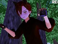 Mmd Giantess Explores Red Riding Hood's Visit