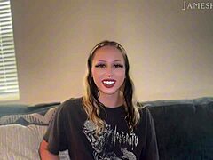 sexy hanah quinn drops by for a hot massage that turns into interracial squirting fun 😏