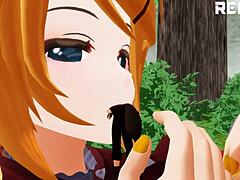 Mmd Giantess Explores Red Riding Hood's Visit