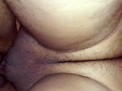 Naughty Brazilian wife with big tits and pussy gets anal fucked by husband in amateur session
