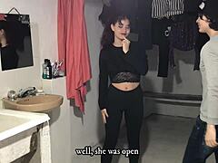 Skinny Teen Babe Gags On Cock Before Getting Pussy Fucked Hard