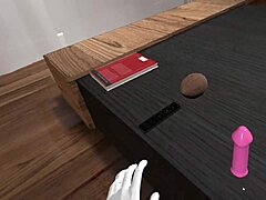 lets play pornflix and chill in vr with shaved brunette pussy focus