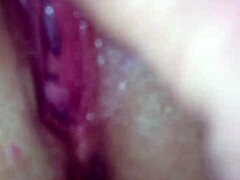 Big Black Cock Wife Fucks Herself and Squirts Hard