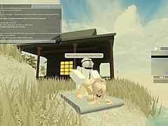 uhh i cant believe this roblox porn with blonde anal doggystyle riding...