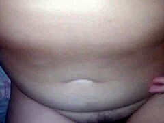 the narrative unfolds with this curvy latina amateur in lingerie using a dildo on her tight chubby pussy for the first time in a solo session