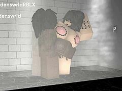 Boss Blackmails Employer With Big Black Cock For Promotion - Roblox