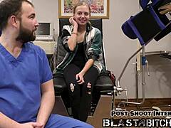Ava Siren Sucks Cock Deep and Gets Her Tight Pussy Filled with Hot Cum in Intense Close-Up Action. Backstage Roleplay with Moaning and Missionary Fucking.