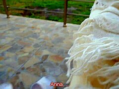 Watch Out Neighbors! Risky Public Swallow Of Huge Cock In Backyard With Deepthroat Action