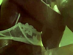 Snuck Off to Suck Big Black Cock with Sloppy Blowjob and Cum in Mouth Facial