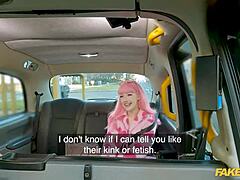 Hey, pink-haired babe in Fake Taxi, want your pussy filled with my hot creampie load?