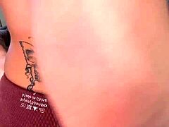 Watch Luna Luxe tease her shaved pussy with that pink vibrator on the couch!