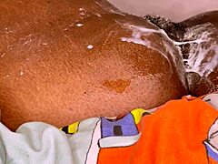 Intriguing Encounter With Ebony Latina Experiencing Intense Moments on BBC Before Stopping