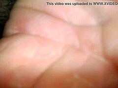 simple bedroom activities captured in amateur video with big tits and ass