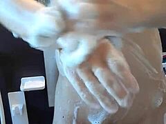 What if this muscular hunk's shower time gets you all worked up?
