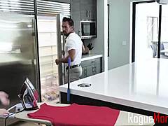 housekeeper joins jenna ross and sovereign syre for steamy milf threesome action