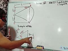 nerdy brazilian student learns sexual math in bedroom. teacher asks if you can cum inside.