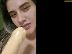 Teen Solo Masturbation With Dildo In Pussy And Anal Assfucking