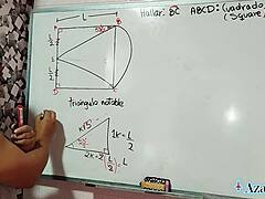 nerdy brazilian student learns sexual math in bedroom. teacher asks if you can cum inside.
