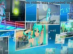 Hatsune Miku appears in Project Diva with a unique nude mod featuring pregnancy and special effects