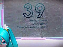 Hatsune Miku appears in Project Diva with a unique nude mod featuring pregnancy and special effects
