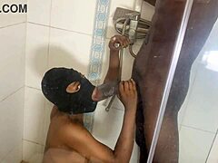 Man, she deepthroated my monster BBC in the shower while moaning loud and getting fucked hardcore, making neighbors horny.