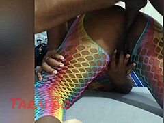 Curious Naughty Side of My Ebony Partner's Playful Backdoor