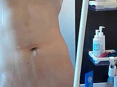 What if this muscular hunk's shower time gets you all worked up?