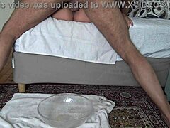 The taboo unfolded as the stepson watched his stepmom squirt and piss right in front of him