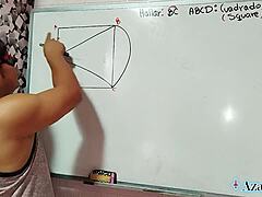 nerdy brazilian student learns sexual math in bedroom. teacher asks if you can cum inside.