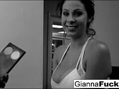 What Happens When Big-Boobed Gianna Joins An Interracial Poolside Threeway With Blowjobs And Hardcore Sex?