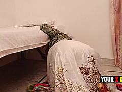 oh god stepmom got stuck under the bed and it led to nonstop hardcore fucking with creampie
