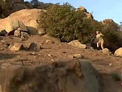 When Outdoor Fun Cleanup Sparks A Steamy Lesbian Threesome With Brunettes Using Toys And Licking In Wild Passion.