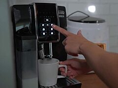 Morning sex in kitchen with cute redhead teen babe bent over for rough doggystyle pounding on tight pussy