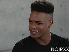 Muscle Black Stud Devin Trez Bareback Pounds Cute Ebony Gay With Big Cock