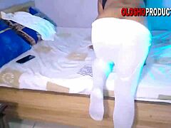 The story unfolds as a hot milf enters her first porn casting interview.