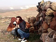 Unexpected Encounter Leads To Intense Outdoor Fucking And Licking On Lanzarote Island