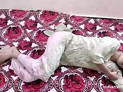 indian muslim milf bhabhi takes rough creampie from big desi dick in homemade action
