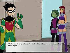 Bumblebee enjoys fun bathroom moments in 18Titans game episode 24 with playful twists.
