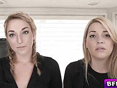 The petite brunette teen gets her small tits teased. Then Joseline spreads wide as her juicy cunt gets drilled deep.