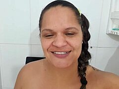 Amateur latina with hairy big ass pisses for her lover Eder