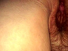 BBW mature woman spreads hairy pussy and gets fucked with creampie in 4K