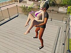 Crossdressing Ladyboy Becomes Slave in Home After Beach Pickup