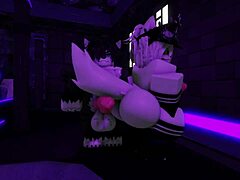 She engaged in intense encounters with her furry girlfriend inside the Roblox platform.