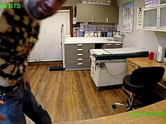 the pre-employment physical turns intense with nurse mavericks williams spreading and moaning in latex gloves