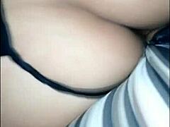 my friend showed up and i guided him to pump cum deep into my wet latina pussy with his thick cock