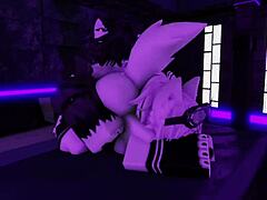 She engaged in intense encounters with her furry girlfriend inside the Roblox platform.